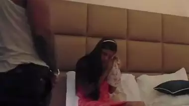 Young Desi cutie and BF arrive in XXX hotel room being ready for sex