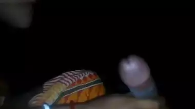 Night XXX blowjob is what cute Desi wife likes pleasing her man with