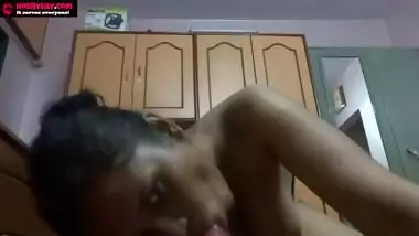 Indian Sex Video Of Amateur Pornstar Babe Lily Sucking A Dildo Masturbating