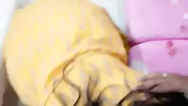 Busty Tamil Desi XXX wife sucking her husband’s dick and eating cum MMS