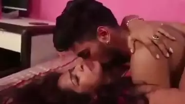 Big Ass Indian Aunty Sex With Hot Lockal Boy in Bed & Bathro
