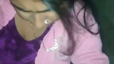 Bhabhi gives a quick desi blowjob to her horny Devar