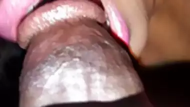 Big Pink Lips Girlfriend Sucking Cock Close Up desi porn
