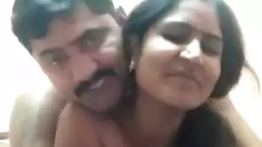 South Indian couple smiling doggy fucking at home
