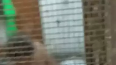 Huge boobs MILF naked in the bathroom viral MMS