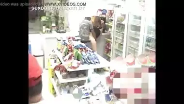 Store Owner Having Anal Sex Recorded In CCTV Camera