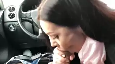 Great blowjob in the car
