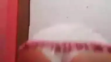 So Cute Curly Hair Sri Lankan Girl with a Great Ass Pleasing Her BF