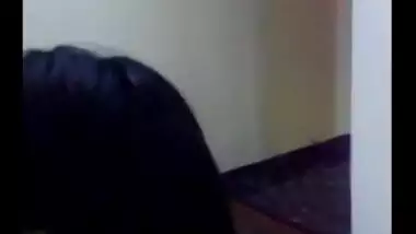 Step sister of Mizoram sucks her desi brother hard dick at home