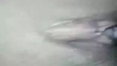 Desi XXX chick showing her boobs and shaved pussy on selfie cam