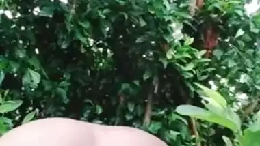 Young Desi girl has her first time XXX outdoor washing on camera