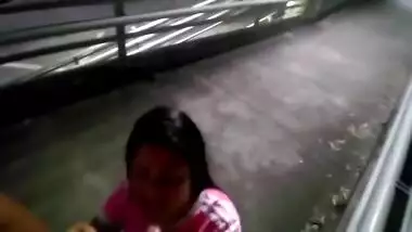 Sucking And Fingered Outside Outdooors Sex Black Lover And Fucked In A Brigde