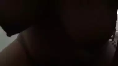 Shy Desi gal sucks and rides husband's XXX cock during chudai in bed