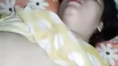 Desi Bhabhi is fucked by XXX lover with a condom on in her bedroom