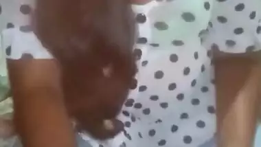 Desi aunty smocking in the room