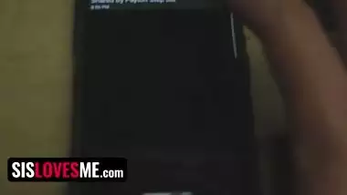 Step Sis Peyton Robbie Spreads Her Long Legs And Takes Cock POV Style Full Movie - SisLovesMe