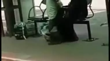 Hot Paki aunty cock stroking session and handjob outdoor, Desi sex mms leak