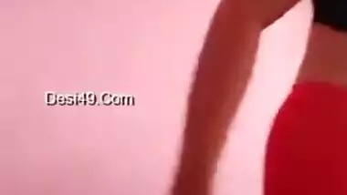 Whorey Indian comes out of shower with naked XXX body and dresses up