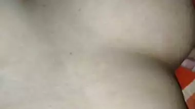 Boudi big boobs pressing by husband while she sleeps