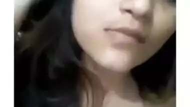 Desi MILF amateur XXX videotape of big natural jugs made for boyfriend