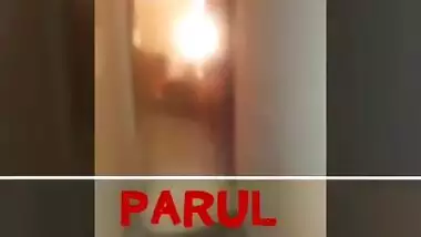 Two eccentric Desi students perform strip XXX show in the corridor