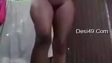 Today Exclusive- Desi Village Girl Record Her Nude Video For Lover