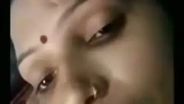 Village lady exposing nipple