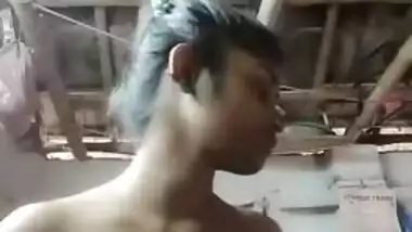 XXX video of Desi slut who takes clothes off item by item on camera