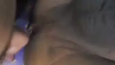 Desi wife licking ass of husband