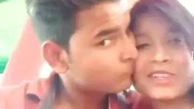 Handsome young man paws Indian's perfect boobs through red dress