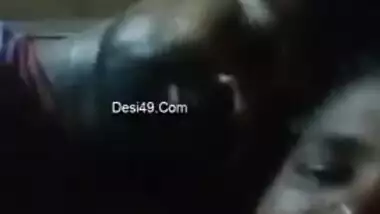 Man plays with his Desi wife's huge boobs in front of XXX camera