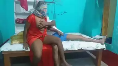 Desi hubby and wife hide their faces when having XXX sex for camera