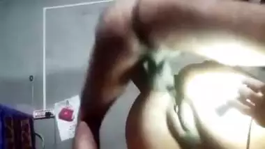 Village wife anal fucking by husband at home