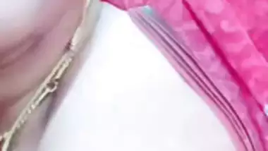 Cheating bhabhi shows boobs and pussy to secret lover