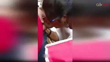 Desi wealthy store owner sucks salesman's dick for cash XXX dirty money