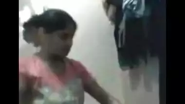 Tamil sex video of a beautiful teen stripping for her lover on webcam