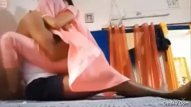 Exclusive- Desi Deaver Bhabhi Romance And Fucked Live Show