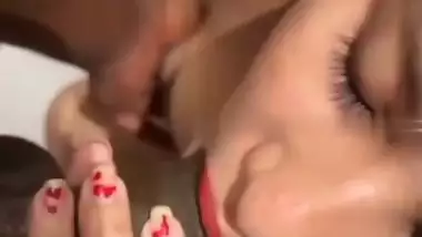 Thick dick blowjob by horny Indian sex girl