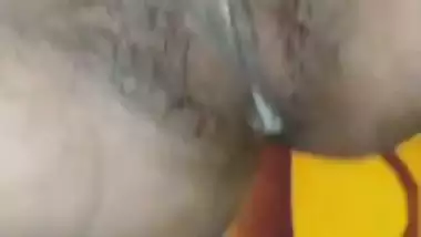 Village wife big melons pressing and pussy fucking