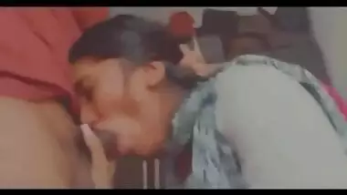 Desi Cute College Girl Blowing