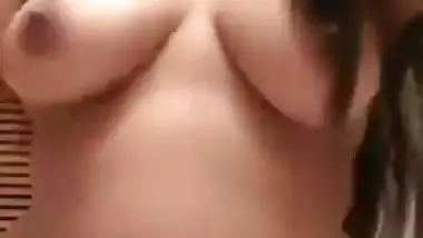 Lady shows her desi nude big boobs on adult webcam