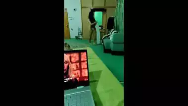 Cute hijab girl first time boobs show to lover