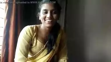 Hawt village beauty trying out her 1st selfie nude video for Boyfriend