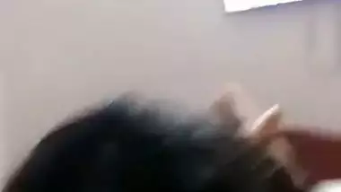 Curly hair mallu girlfriend sucking boyfriend dick