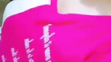 Indian babe is grateful to man for camera and shows him XXX boobs