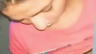 Sexy Bhabhi catches her Devar jerking and gives a handjob